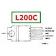 L200C regulátor napětí +2,85 -37V 2A TO220 snížená cena ST