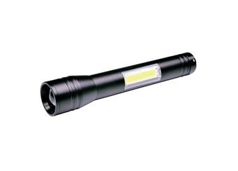 LED svítlna 3W + COB, 150 + 120lm, kovová