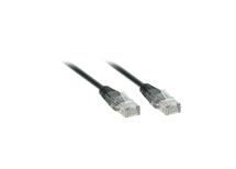 Internetový kabel UTP CAT5E 3m - černý