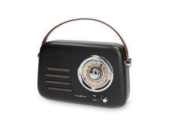 FM přenosné rádio, napájení Accu, napájení z USB, analogové, 10W, Bluetooth®, černé