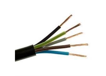 kabel Cysy 5Gx1mm2 /H05VV-F/ ohebný-  barva povrchu černý-PVC