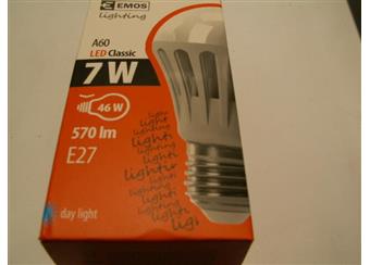 Led 7W  E27= 46WClasik