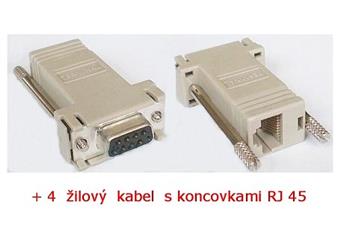 Kabel křížený RS232 - RJ45 20m