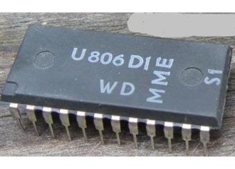 I.O U806D přijímač dálk.ovl.  použito v TV ORAVA  332, 416, 423, 425, 429, 430, 437, 439