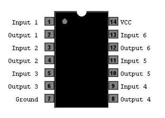 SN74LS07N  DIP14 =UCY7407 - TTL,