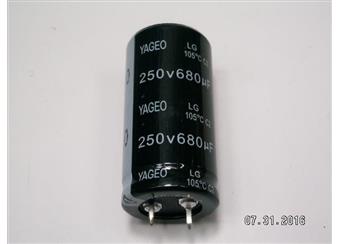 680µF 250V 105° Yageo radial SNAP-IN