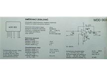 WDD003 směšovaí zesilovač, universální NF skladem 6ks