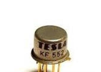KF630D  - TESLA - NPN tranzistor pro VF zesilovače -NPN, do 470 MHz NOS,