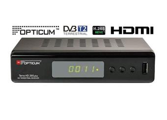 Optikum DVB-T2 H-265 Tera + , ideální řešení se značkový.přij.HD 1080pi Full HD MPEG-2 / MPEG-4