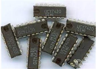 UCY7420- TESLA MH7420- D120D - 2x 4vstup NAND, DIL14