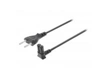 Napájecí kabel s úhlovou koncovkou Euro 3m, černý