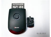 Autoalarm SC01, dvojitý sensorový systém se sensorem pohybu a sensorem otřesu