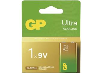Baterie 9V ultra alkalická (6LR61, MN1604)