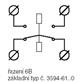 .mikrospínač u493 =3594-61003 10A 230V  2pól  1x spíná 1x rozpíná 35x25x14mm Desko