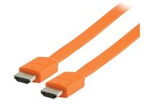 Kabel HDMI 2m oranžový