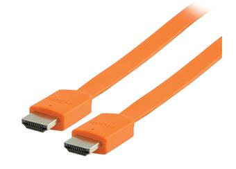 Kabel HDMI 2m oranžový