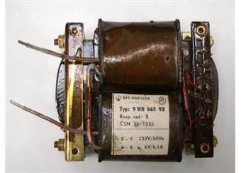 Trafo 6V 1A 220V 50Hz, 9WN66593 toroidní jádro