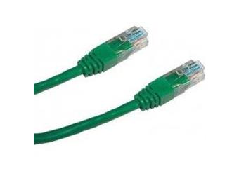 Internetový kabel UTP CAT5E 0,5m - zelený