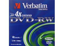 DVD-RW Verbatim 4,7GB 4x, Balení 10 ks cena 250 kč