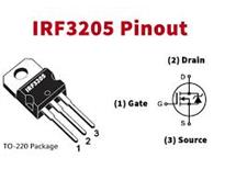 IRF3205  55V/110A Mosfet  N-kanál To220