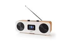 ..Internetové rádio, DAB+, FM, Bluetooth®, Wi-Fi, Internet, budík, DO, barva bílá/dřevo