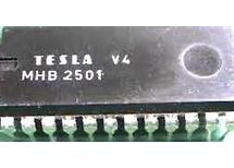 MHB2501 TESLA Eprom integr obv CMOS, generátor alfanumerických znaků v latinské abecedě, kód znaků ASCII,