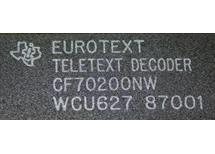I.O teletextu CF70200NW, EUROTEXT dekoder