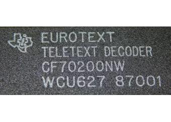 I.O teletextu CF70200NW, EUROTEXT dekoder
